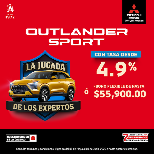 Outlander Sport 2026: Comodidad y Potencia