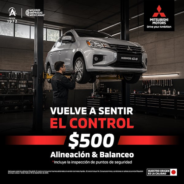 Mitsubishi: Alineación y Balanceo