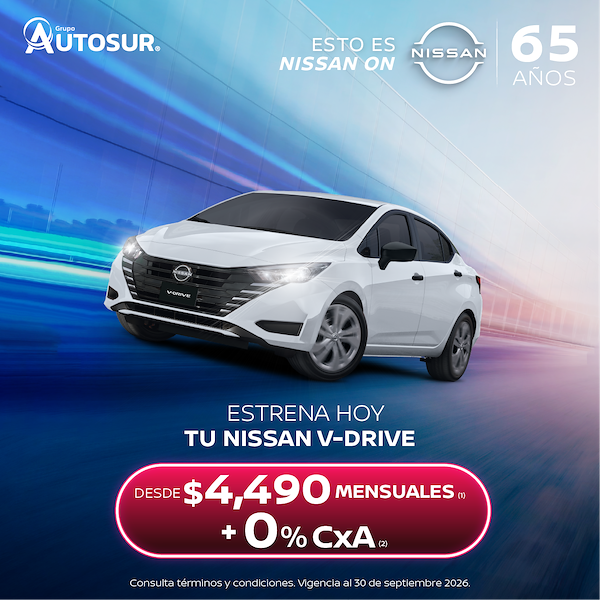 NISSA V-Drive | El sedán que lo tiene todo