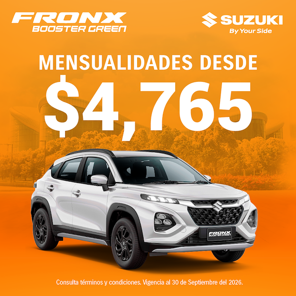 Suzuki Fronx: atrévete a destacar en cada camino.