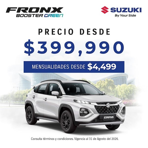 Suzuki Fronx: atrévete a destacar en cada camino.
