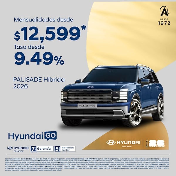 Palisade Hibrida 2026