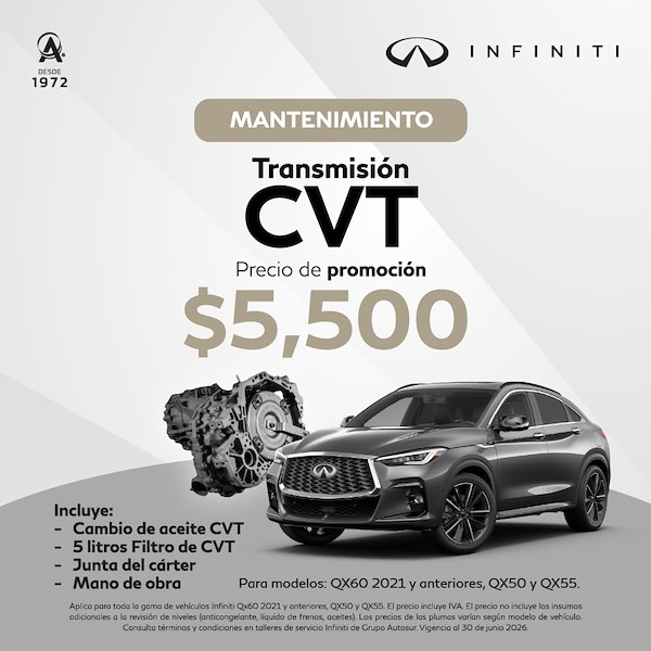 Infiniti Mérida y Cancún: Mantenimiento para recorrer nuevos caminos