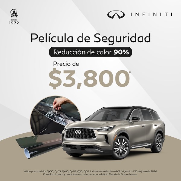 Infiniti Mérida y Cancún: Película de seguridad