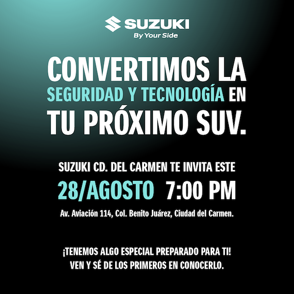 Conoce la nueva SUV | Suzuki Ciudad del Carmen