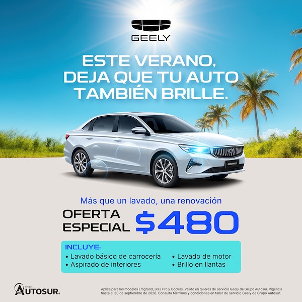 Lavado de Verano para tu Geely!
