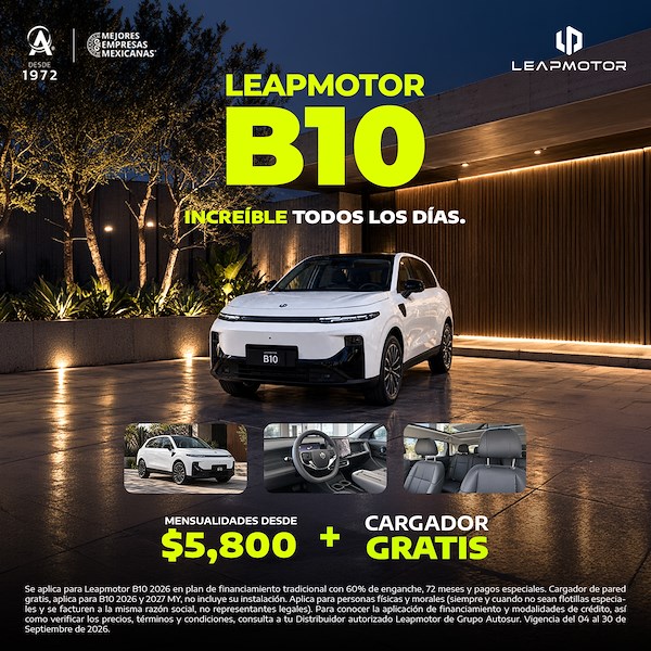 Leapmotor B10: Estrena con mensualidades especiales