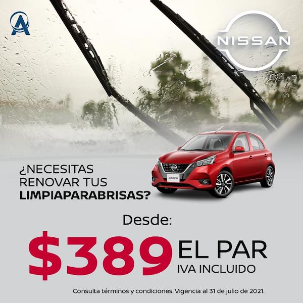 ¿NECESITAS RENOVAR TUS LIMPIAPARABRISAS?