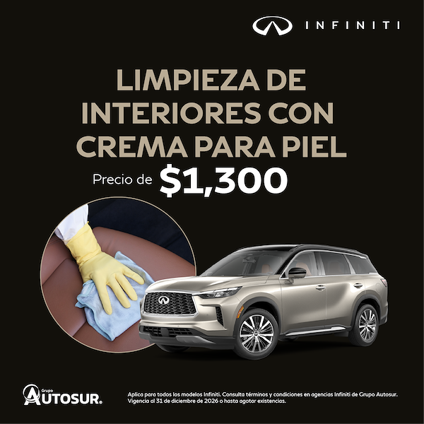 Protege y prolonga el confort de tu Infiniti