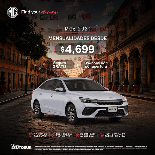 MG5 2027: Estrena con mensualidades especiales