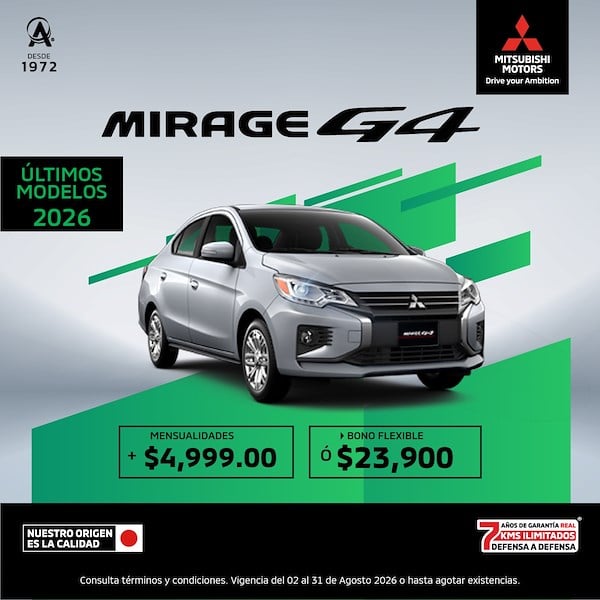 Mirage G4 2026: Compacto y Eficiente.