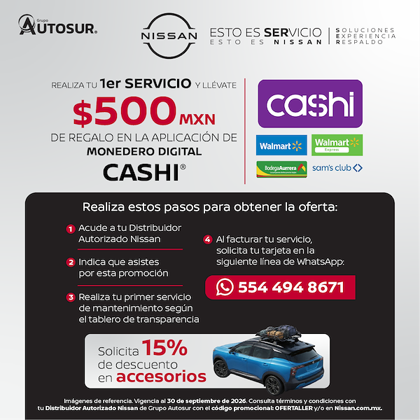 Tu primer servicio con monedero de regalo