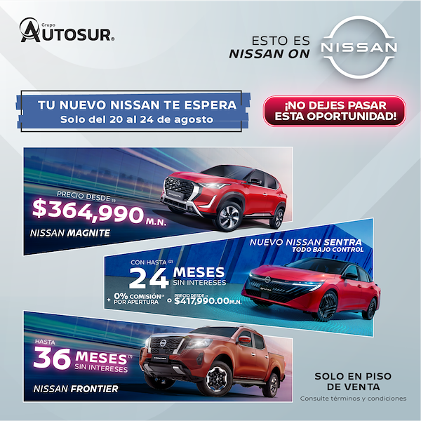 Tu nuevo Nissan te espera