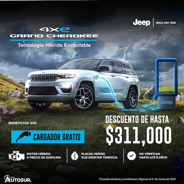 Jeep Grand Cherokee descuento de hasta $70,000 pesos