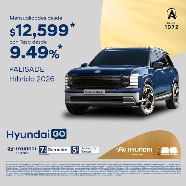 Palisade Hibrida 2026