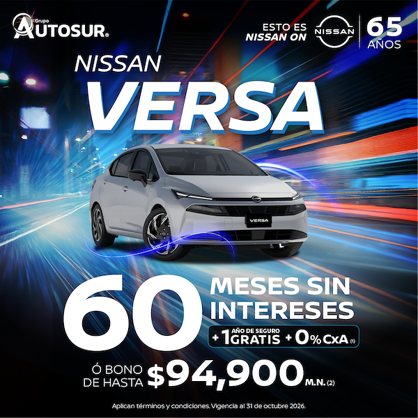 ¡ÚLTIMOS DÍAS! Tu Versa te espera 