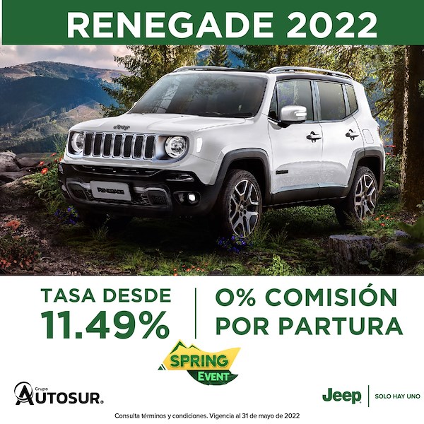 promoción jeep renegate 2022