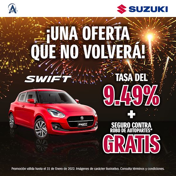 Promoción Suzuki Swift 2022