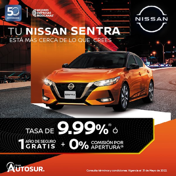 Promoción Nissan Sentra 2022