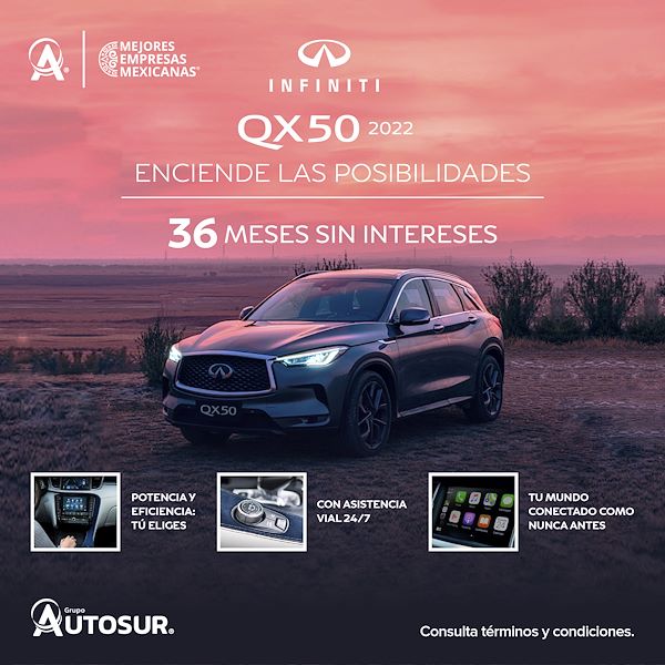 Promoción Infiniti QX50 2022