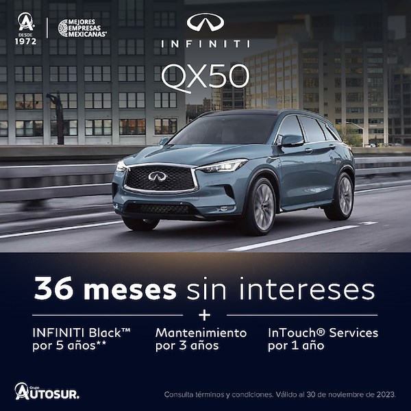 Promoción Infiniti QX50