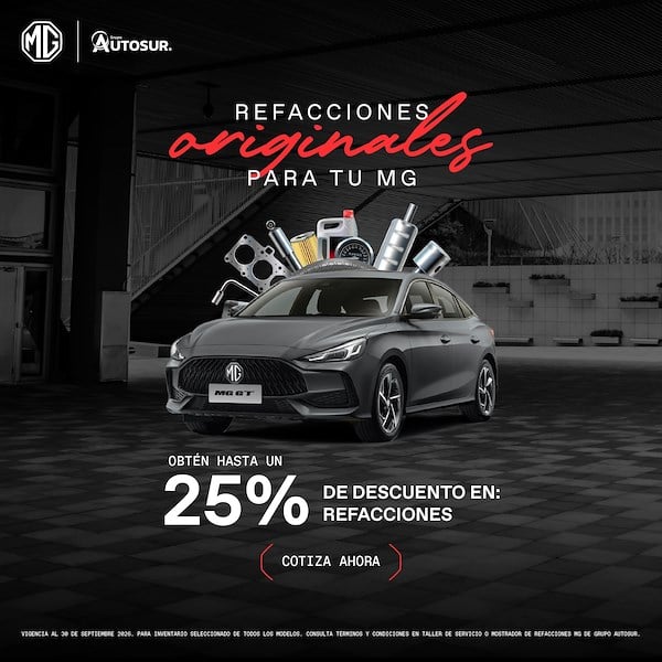 Refacciones originales MG