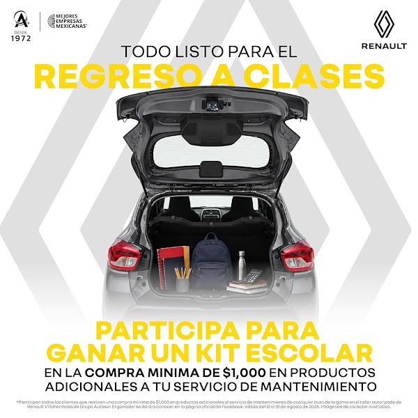 Regreso a clases con Renautl