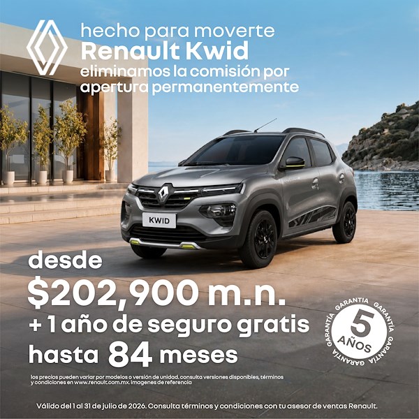 Promoción exclusiva de Renault Kwid.