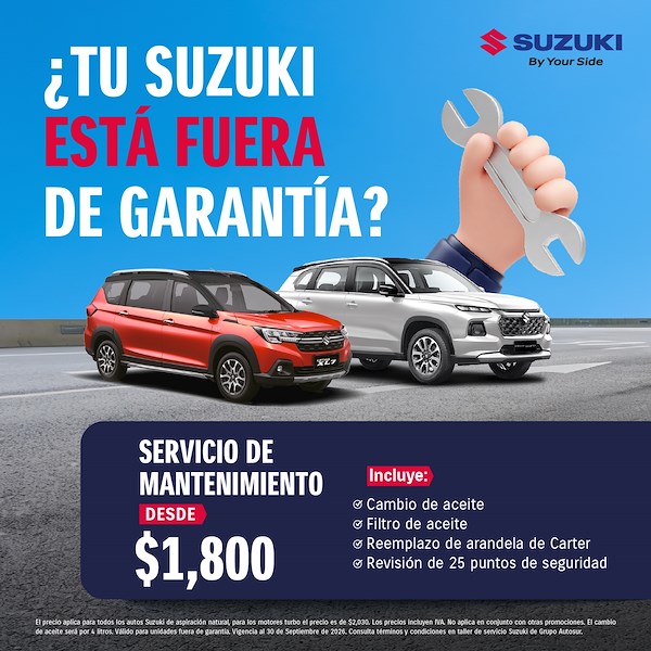 Servicio de Mantenimiento Suzuki