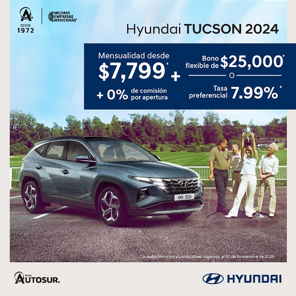 Promoción Hyundai Tucson 2024