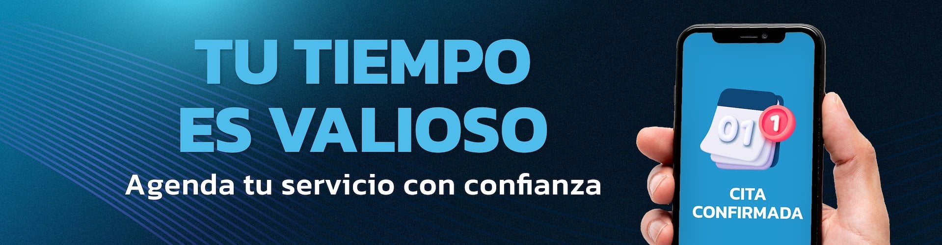 Agenda tu Cita de Servicio en tiempo real, fácil y rápido